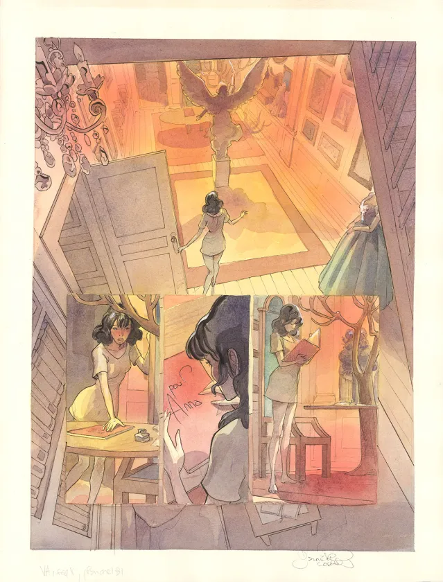 Colored original page, Le Voleur d'amour, Yannick Corboz
