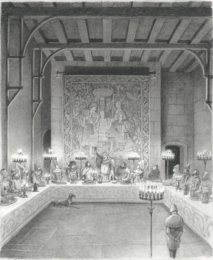 Black and white original page, Macbeth, Paul & Gaëtan Brizzi