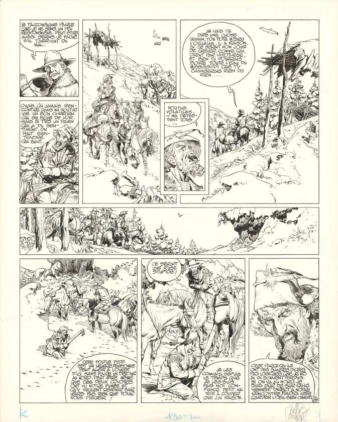 Planche noir et blanc, Jonathan Cartland, Les Survivants de l'Ombre (T.8), Michel Blanc-Dumont