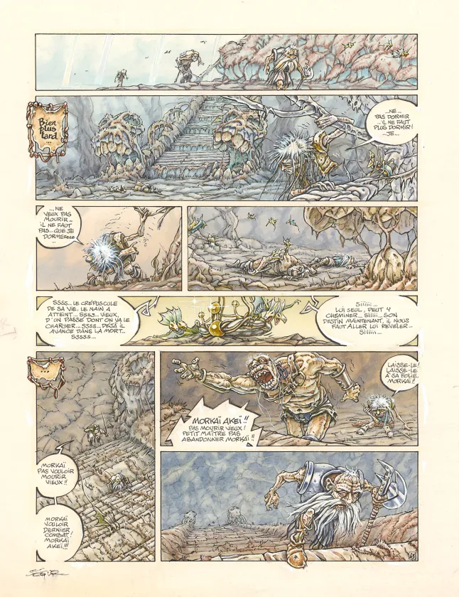 Planche couleur, Légendes des Contrées oubliées, Thierry Ségur